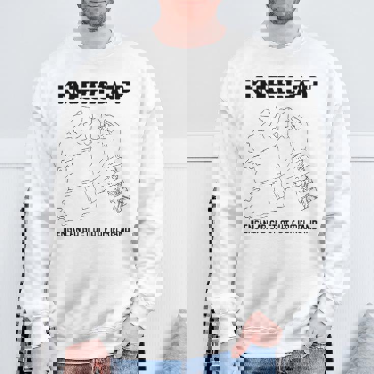 ニーキャップ・イングランドはアイルランドから出て行け 長袖tシャツ スウェットシャツ 高齢者への贈り物