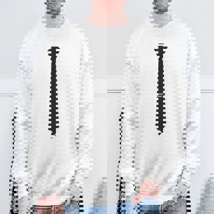 ネクタイ【黒】ネクタイピン おしゃれ シンプル メンズ キッズ レディース ウケ狙い 面白い おもしろ 個性的な スウェットシャツ 高齢者への贈り物