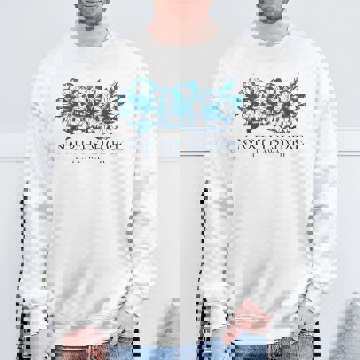 ノースショア ハワイ アロハ ハワイアン ハイビスカス サーファー ヴィンテージ スウェットシャツ 高齢者への贈り物