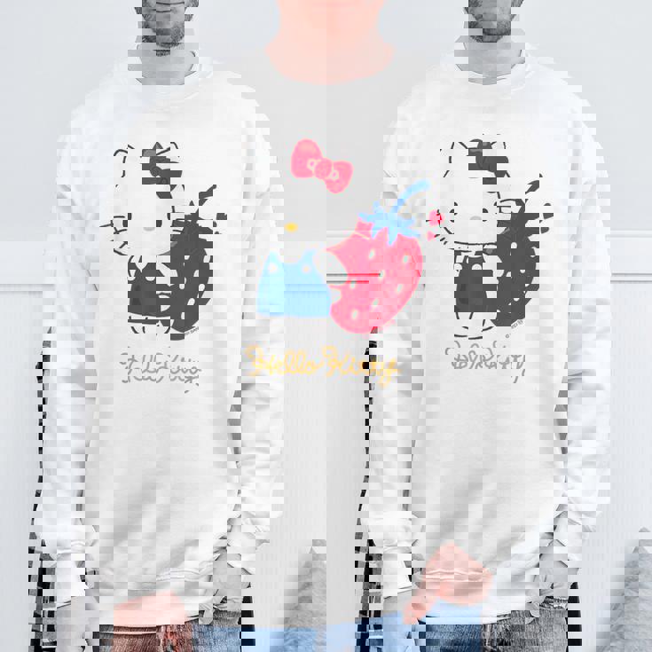 ハローキティ いちご ライトカラー スウェットシャツ 高齢者への贈り物