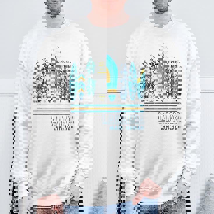 ハワイ ラハイナ マウイ サーフィン ハワイアン スウェットシャツ 高齢者への贈り物