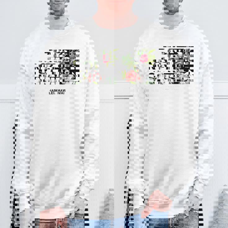 ハワイ ヴィンテージスタイル ノースショア ハレイワ ヤシの木 スウェットシャツ 高齢者への贈り物