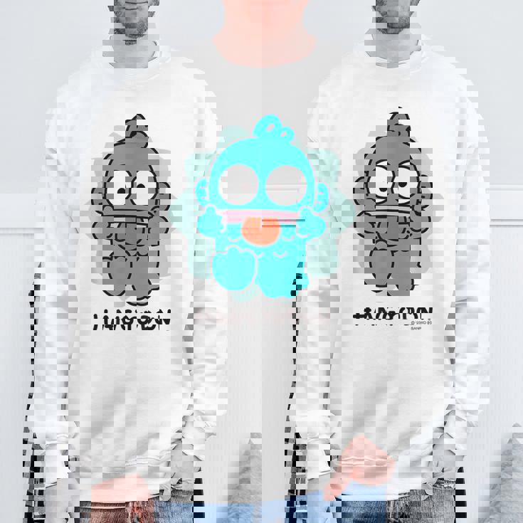 ハンギョドン へんがお ダークカラー スウェットシャツ 高齢者への贈り物