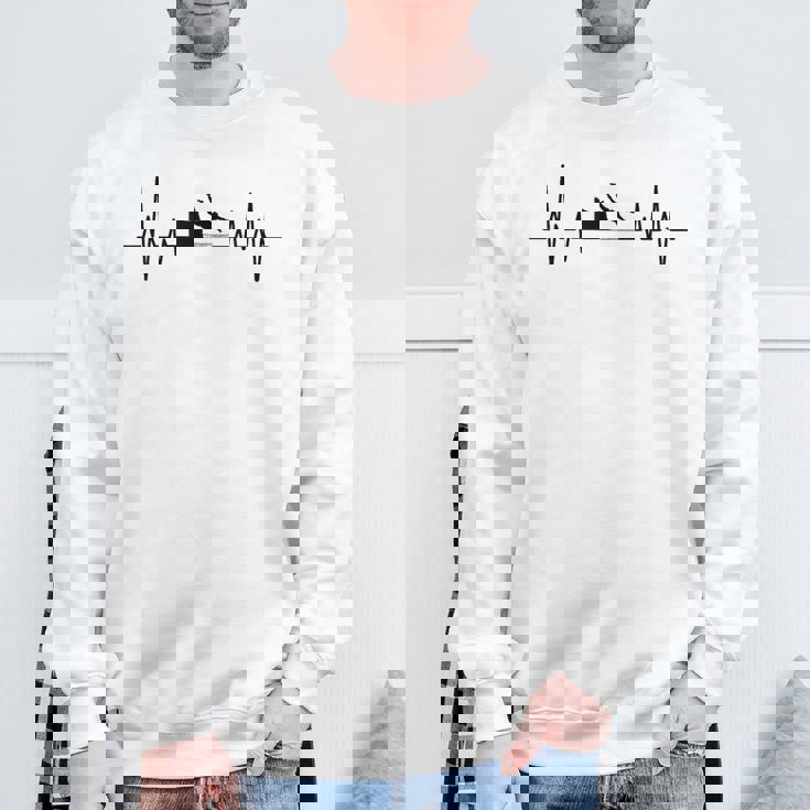 ハートビート クリフ ダイビング クリフ ジャンピング ダイバー スウェットシャツ 高齢者への贈り物