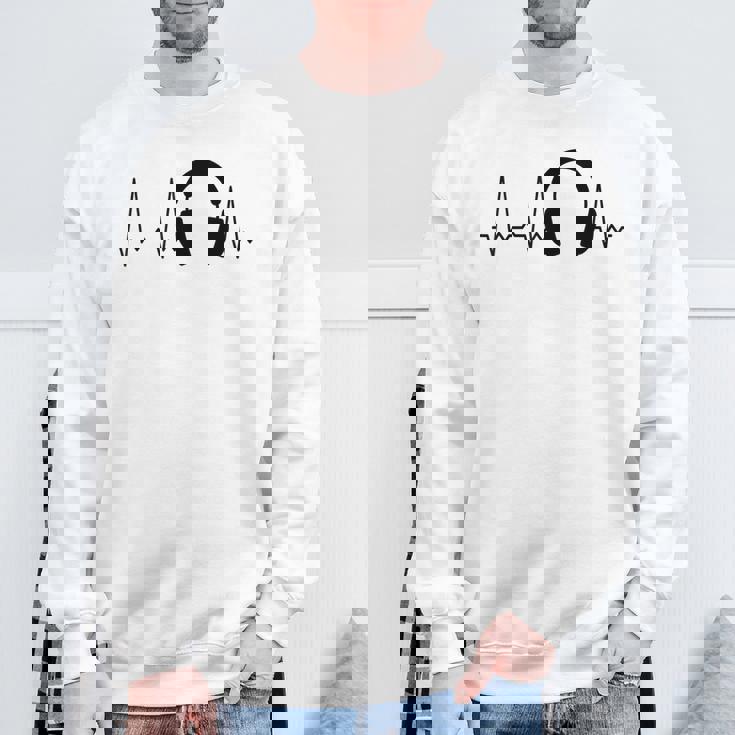 ハートビートヘッドホン スウェットシャツ 高齢者への贈り物