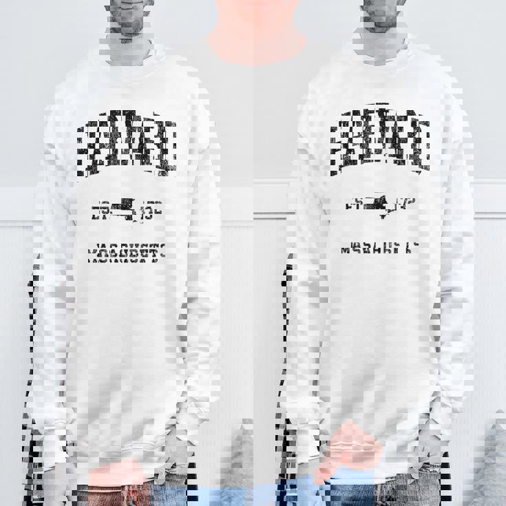 ハーバード マサチューセッツ Ma ビンテージ アスレチック ブラックスポーツデザイン スウェットシャツ 高齢者への贈り物