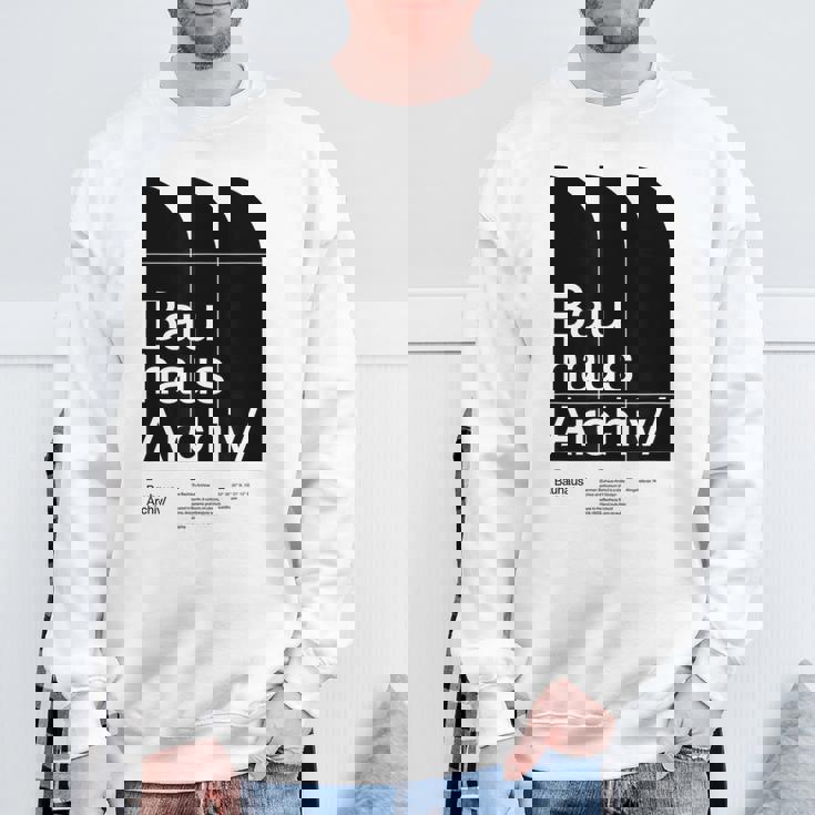 バウハウスアーカイブ – モダニストベルリンデザイン スウェットシャツ 高齢者への贈り物