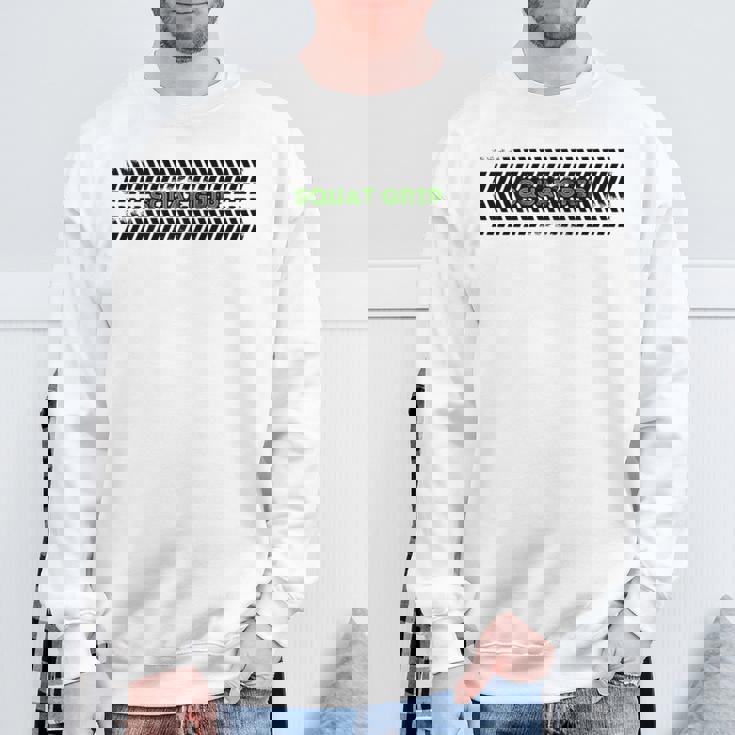 バックスクワットグリップ。 スウェットシャツ 高齢者への贈り物