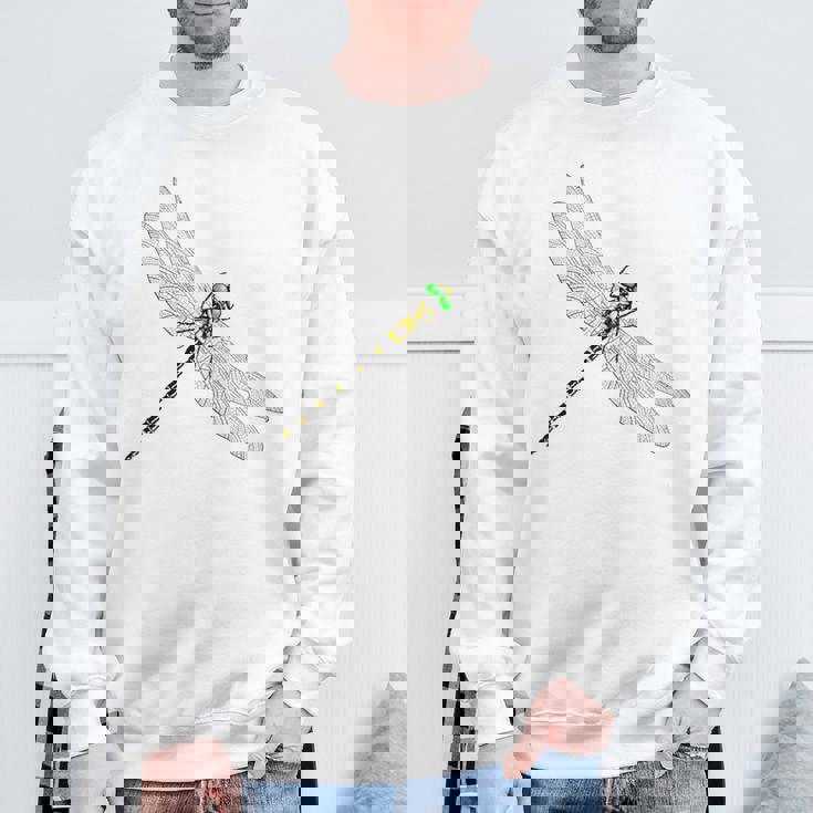 バックプリント鬼蜻蜓おにやんま オニヤンマ アウトドア Bbq キャンプ 虫 スウェットシャツ 高齢者への贈り物