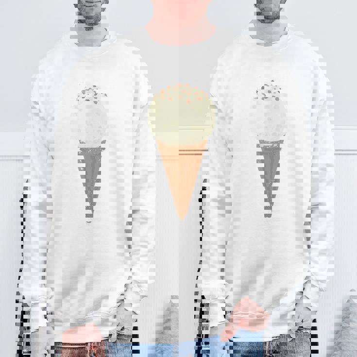 バニラアイスクリーム スウェットシャツ 高齢者への贈り物