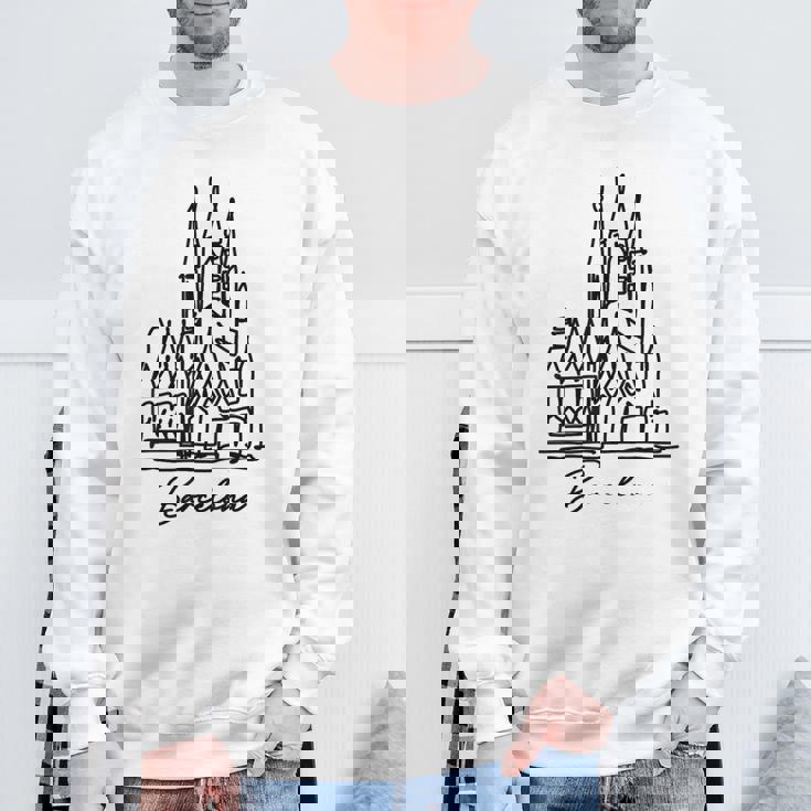 バルセロナ サグラダ ファミリア スペイン お土産 スウェットシャツ 高齢者への贈り物