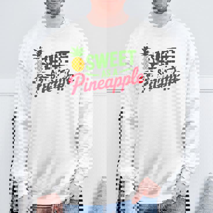 パイナップルのように甘い スウェットシャツ 高齢者への贈り物