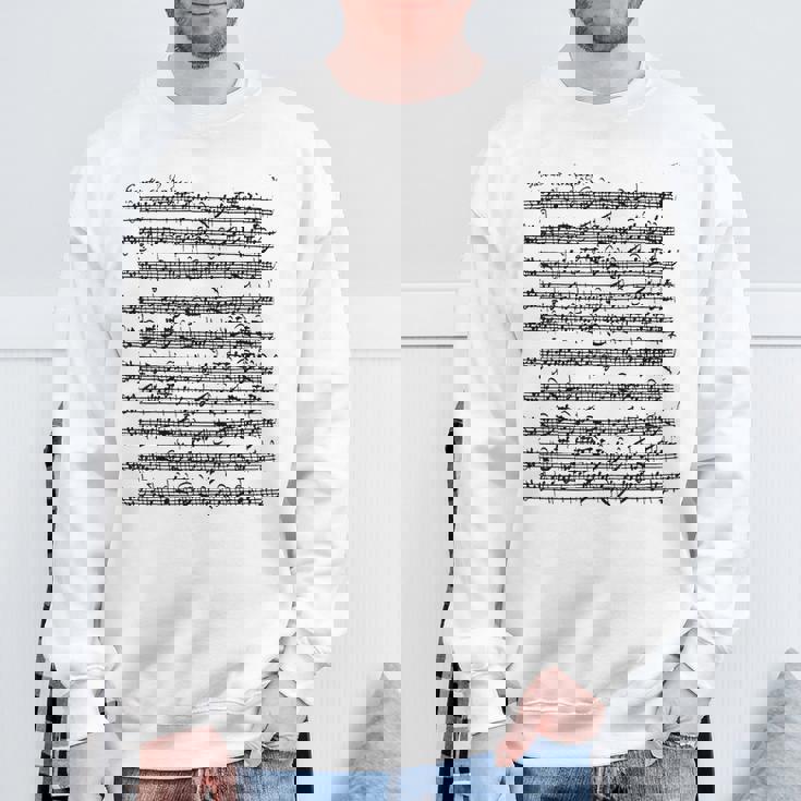 パルティータ ホ長調 ガヴォッテ ソロ ヴァイオリン ヨハン・セバスティアン・バッハ スウェットシャツ 高齢者への贈り物