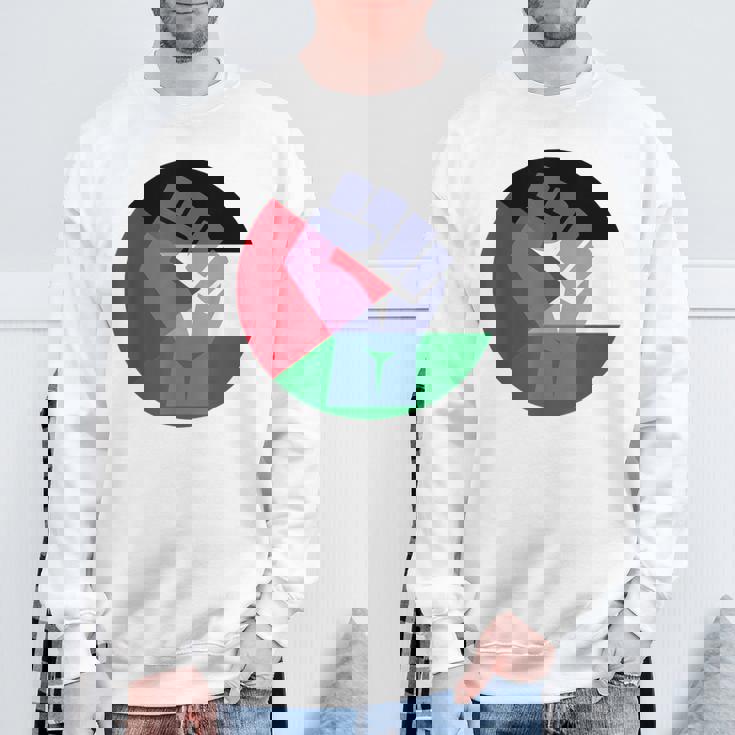 パレスチナ製フリーパレスチナスタンド スウェットシャツ 高齢者への贈り物