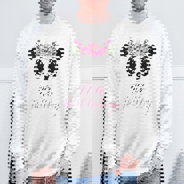 パンダガール 7歳の誕生日 I 7歳 パンダコスチューム ギフト スウェットシャツ 高齢者への贈り物