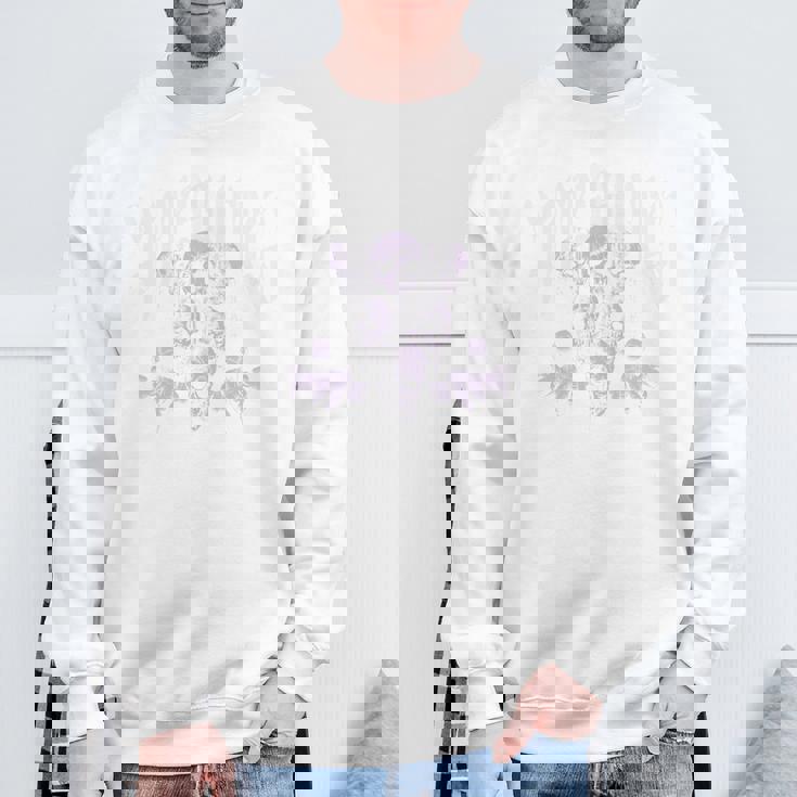 ヒップホップ アーバン ヴィンテージ エッジの効いた Y2k Hip Hop バックプリント ストリートウェア スカル 長袖tシャツ スウェットシャツ 高齢者への贈り物