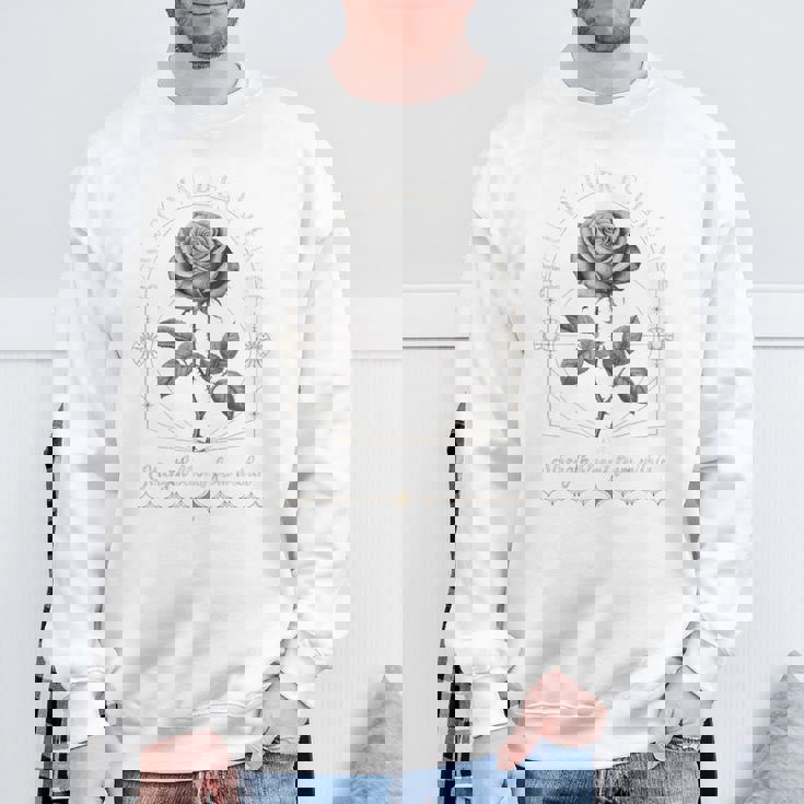 ヒップホップ アーバン ヴィンテージ ヒップスター Y2k Hip Hop バックプリント ストリートウェア ローズ スウェットシャツ 高齢者への贈り物