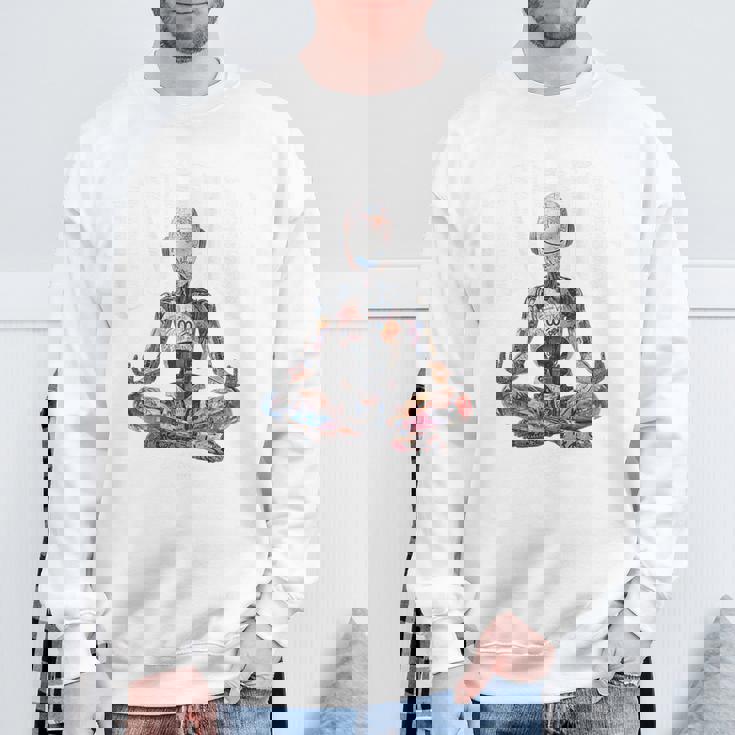 ヒップホップ ヴィンテージ エッジー アーバン Y2k Hip Hopバックプリント ストリートウェア ロボット スウェットシャツ 高齢者への贈り物