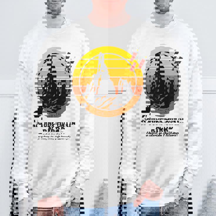 ビッグサンダーマウンテン鉄道、ワイルドトレインライド、西 スウェットシャツ 高齢者への贈り物