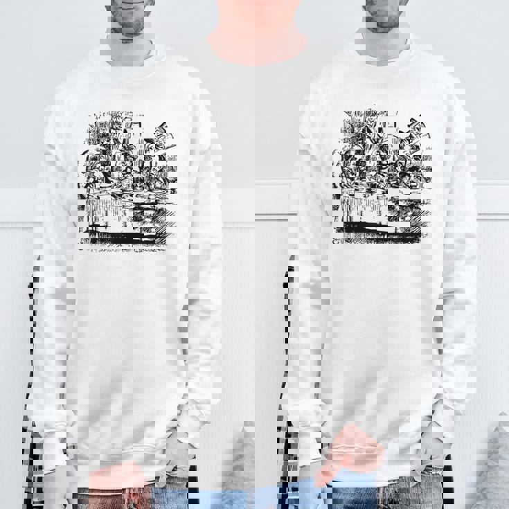 ビッグテキサス 不思議の国のアリス マッドハッターズ ティーパーティーtシャツ スウェットシャツ 高齢者への贈り物