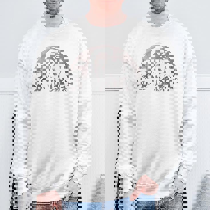 ビッグフット ネス湖 モンスター モスマン ジャッカロープ&エイリアン クリプティッド 長袖tシャツ スウェットシャツ 高齢者への贈り物