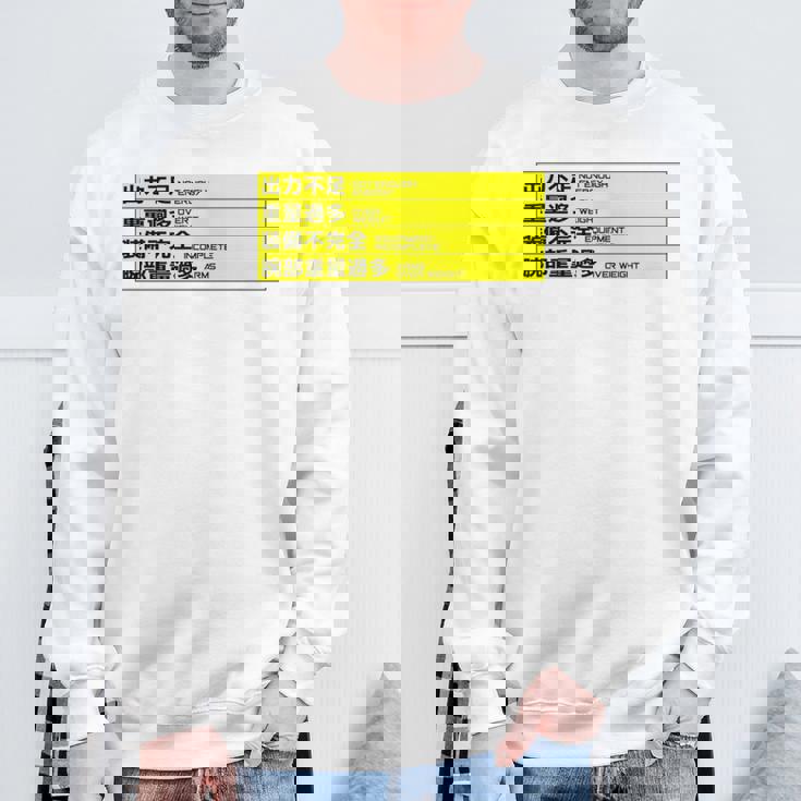 ビルドエラー エネルギー不足 長袖tシャツ スウェットシャツ 高齢者への贈り物