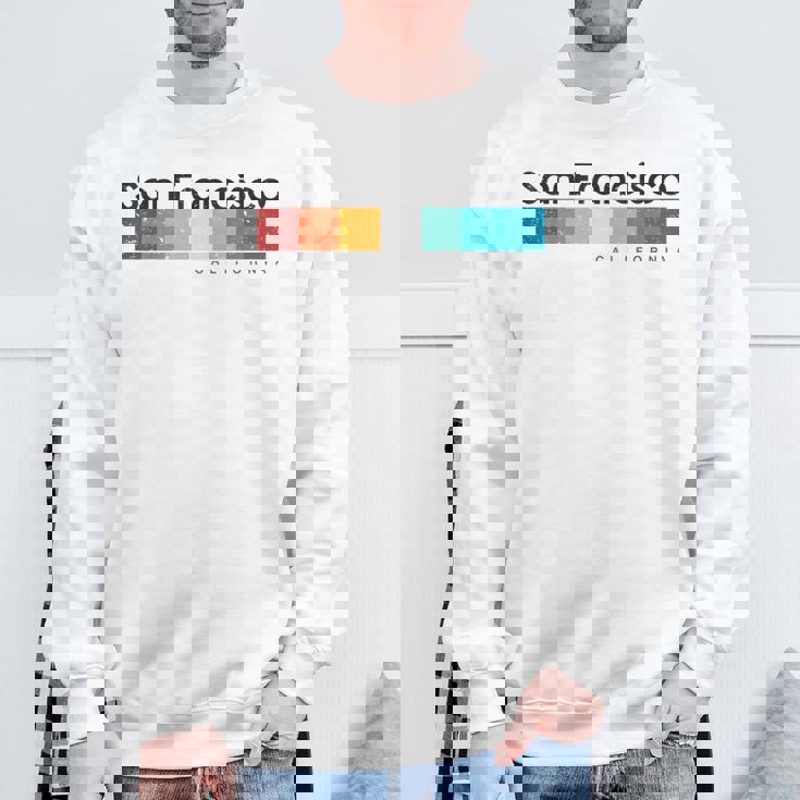 ビンテージサンフランシスコカリフォルニア1980年代レトロデザインtシャツ スウェットシャツ 高齢者への贈り物