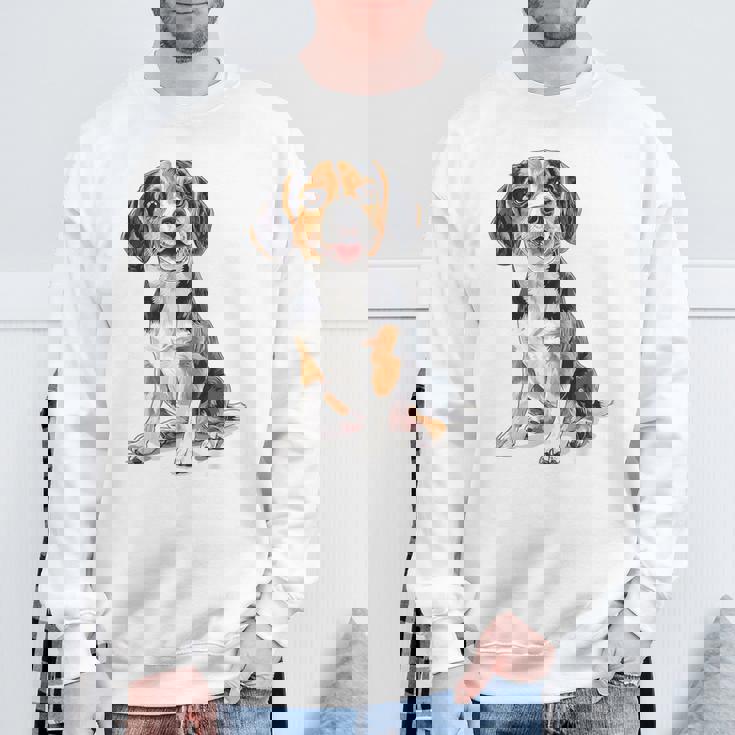 ビーグル 犬 モチーフ ペット イラスト ビーグル スウェットシャツ 高齢者への贈り物