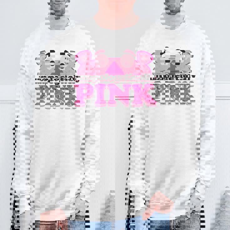 ピンクパンサー Unapologeically ピンク スウェットシャツ 高齢者への贈り物