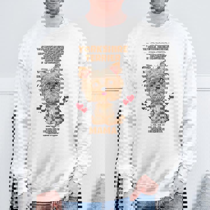 ファニーヨークシャーテリアtシャツ スウェットシャツ 高齢者への贈り物