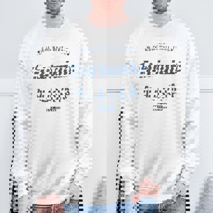 フェアバンクス アラスカ ヴィンテージ ミニマリスト お土産 Ak フェアバンクス スウェットシャツ 高齢者への贈り物