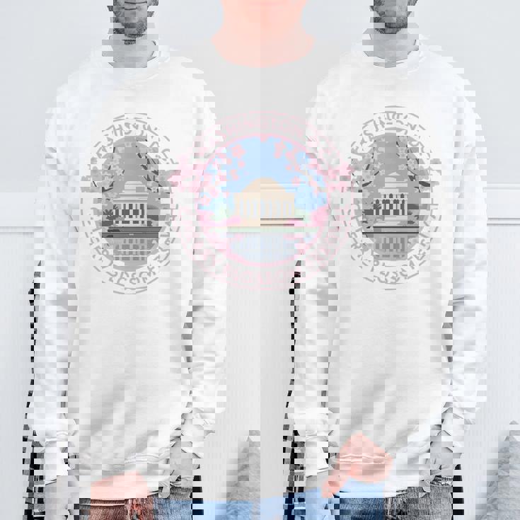 フェスティバル 桜 ワシントンdc 長袖tシャツ スウェットシャツ 高齢者への贈り物