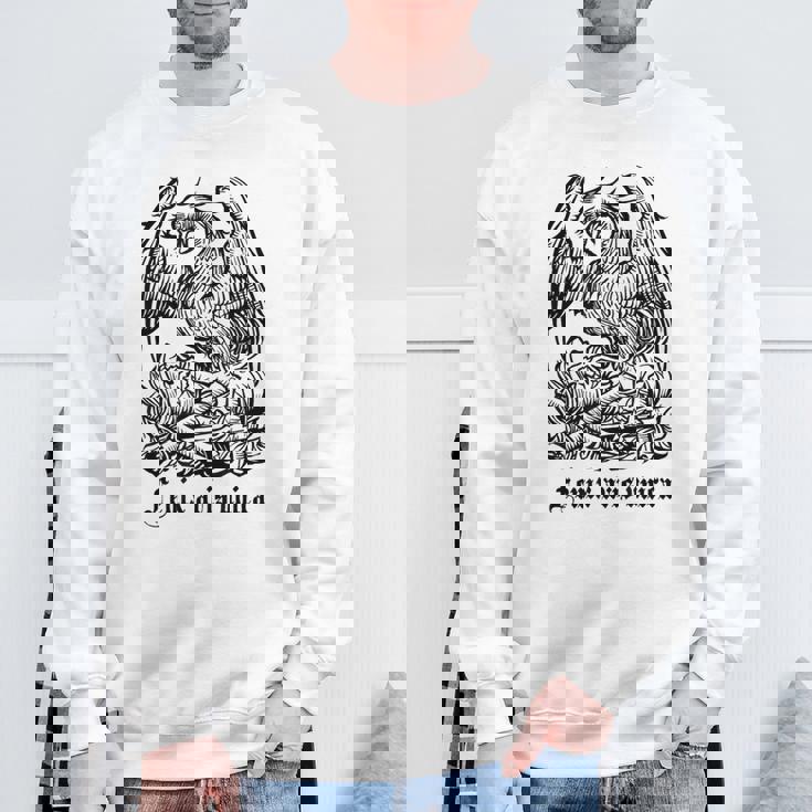 フェニックス。神話の鳥。灰から生まれ変わる。 スウェットシャツ 高齢者への贈り物