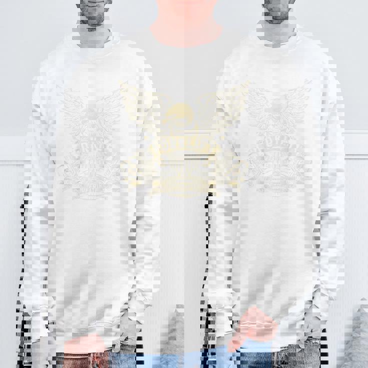 フォークリフトオペレーター アメリカンイーグル フォークリフトドライバー バックプリント スウェットシャツ 高齢者への贈り物