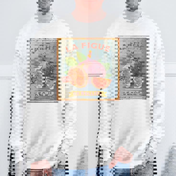 フランス イチジク ビンテージtシャツ スウェットシャツ 高齢者への贈り物