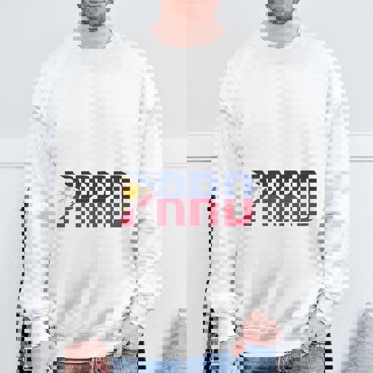 フリードゥテルテ サポーター ロドリゴ・ディゴン・ドゥテルテ大統領 長袖tシャツ スウェットシャツ 高齢者への贈り物