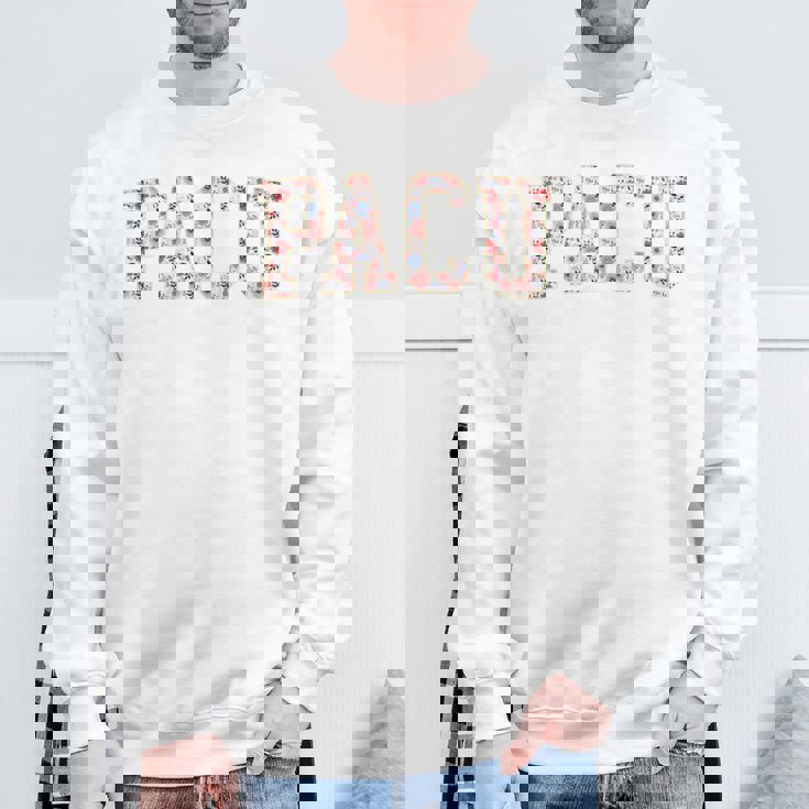 フローラルpacu看護師が周術期看護師で目覚める 長袖tシャツ スウェットシャツ 高齢者への贈り物