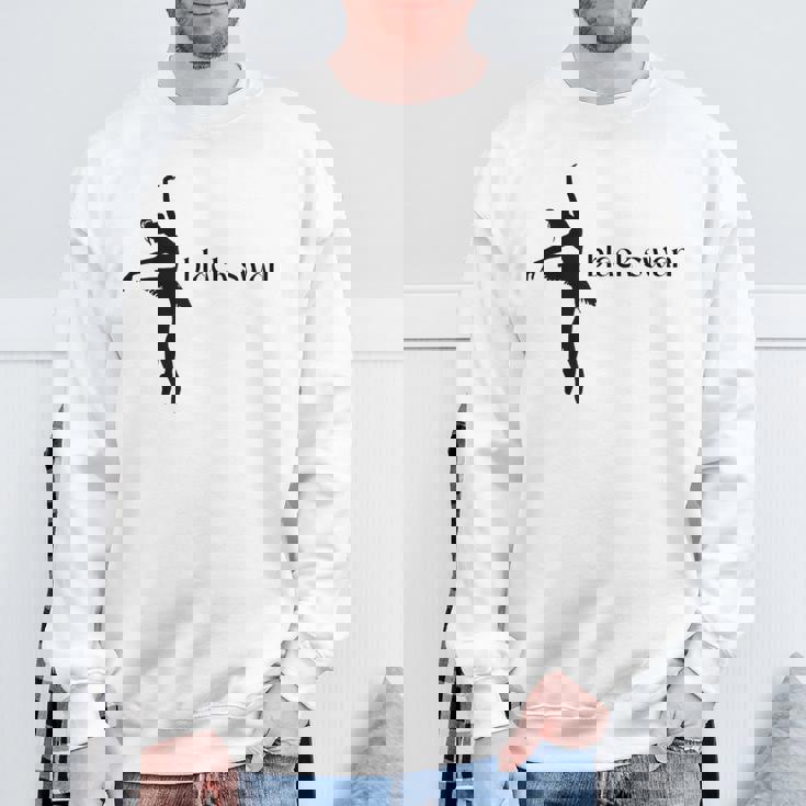 ブラックスワンレイクバレエバレリーナポワントダンスダンサーグラフィック スウェットシャツ 高齢者への贈り物