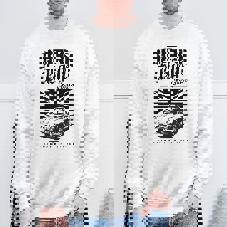 ブリティッシュクラシックカー トライアンフ スピットファイア スウェットシャツ 高齢者への贈り物