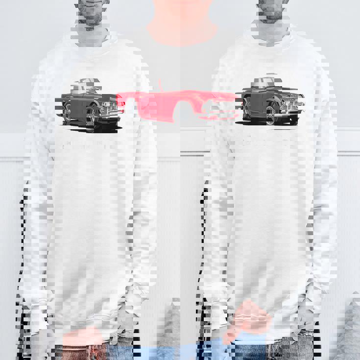 ブリティッシュクラシックスポーツカー トライアンフ Tr4 スウェットシャツ 高齢者への贈り物