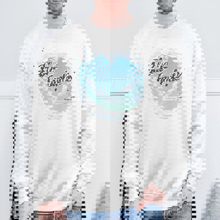 ブルーインパルス Heartfull In Theky （カラー） 長袖tシャツ スウェットシャツ 高齢者への贈り物