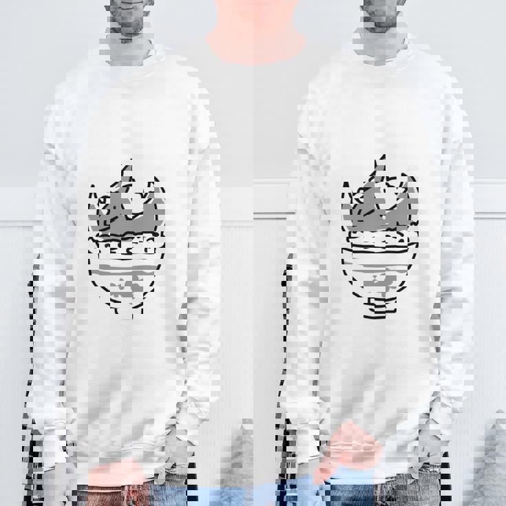 プテラノ丼 長袖tシャツ スウェットシャツ 高齢者への贈り物