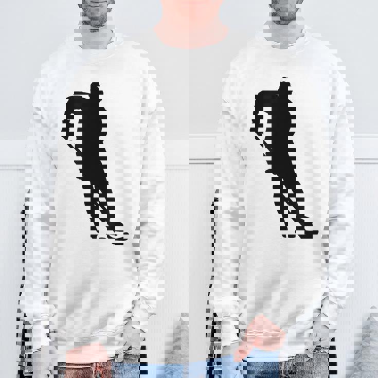 ホッケー選手 スウェットシャツ 高齢者への贈り物