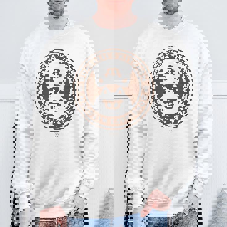 ボンレス犬とボンレス猫 ロゴ スウェットシャツ 高齢者への贈り物