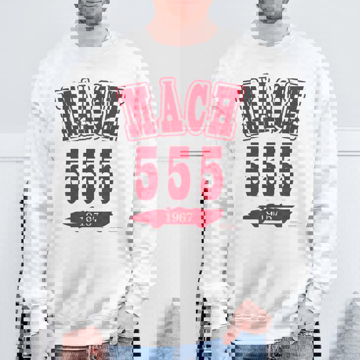 マッハgogogo カレッジデザイン スウェットシャツ 高齢者への贈り物