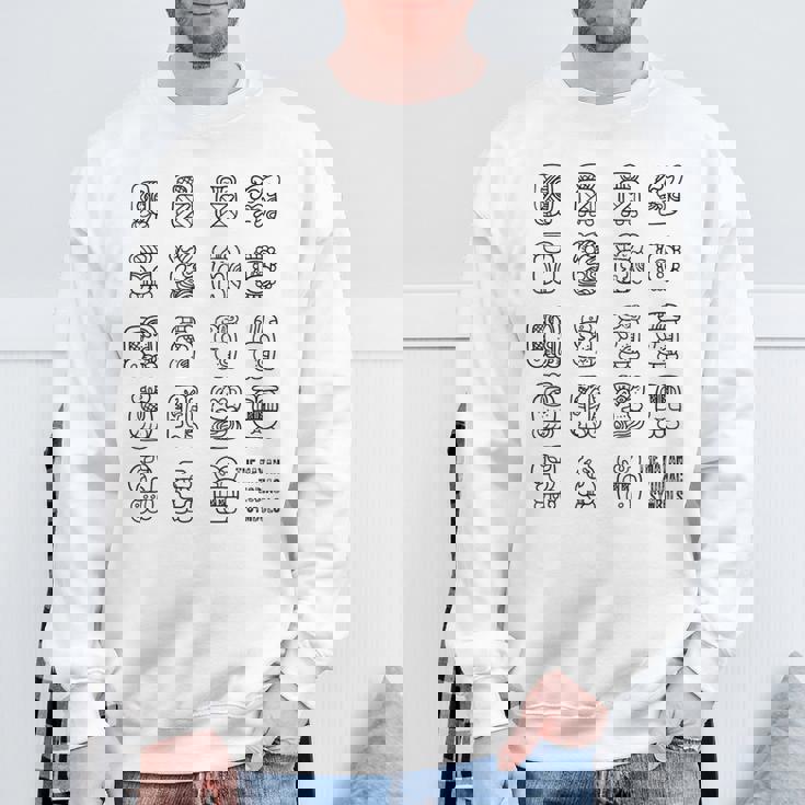 マヤ 干支 シンボル スウェットシャツ 高齢者への贈り物