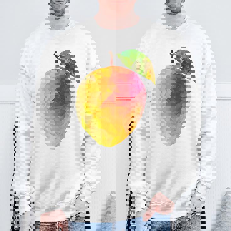 マンゴーフルーツモチーフアートマンゴー スウェットシャツ 高齢者への贈り物