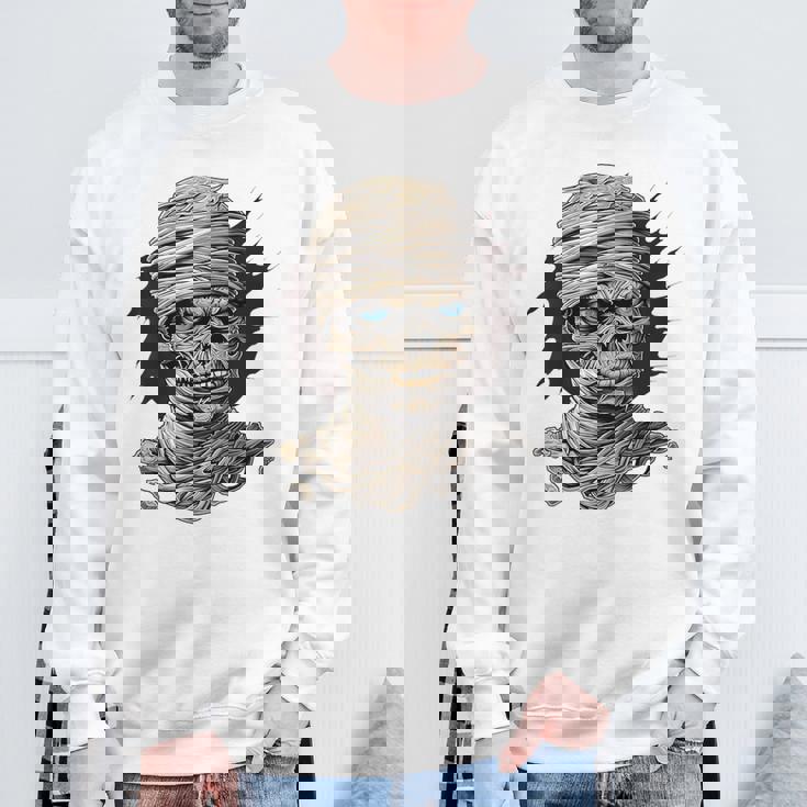 ミイラ コスチューム ハロウィン 不気味なアート ミイラ スウェットシャツ 高齢者への贈り物