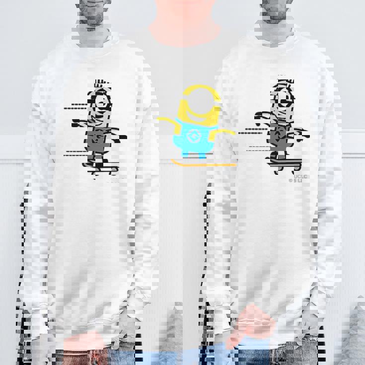 ミニオン Minionkateboard Carl スウェットシャツ 高齢者への贈り物