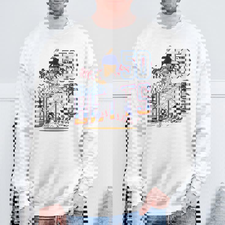 ムーキー・ベッツ ロサンゼルス・ビーチ名 Mlb選手 スウェットシャツ 高齢者への贈り物